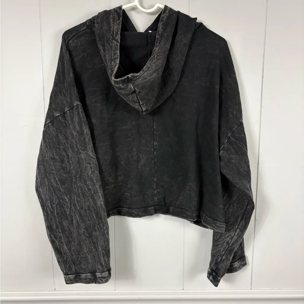 Peach Love California Distressed Faded Hooded Sweatshirt Small Grunge Punk - Image 5