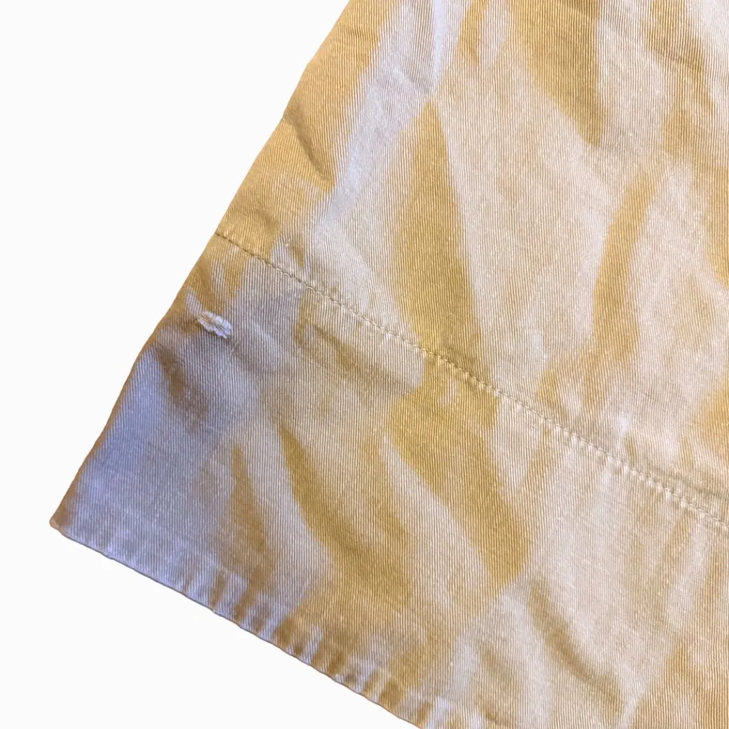 Vintage Y2K Energie Cargo Shorts Khaki Tan Cotton Elastic Waist Size L - Image 2