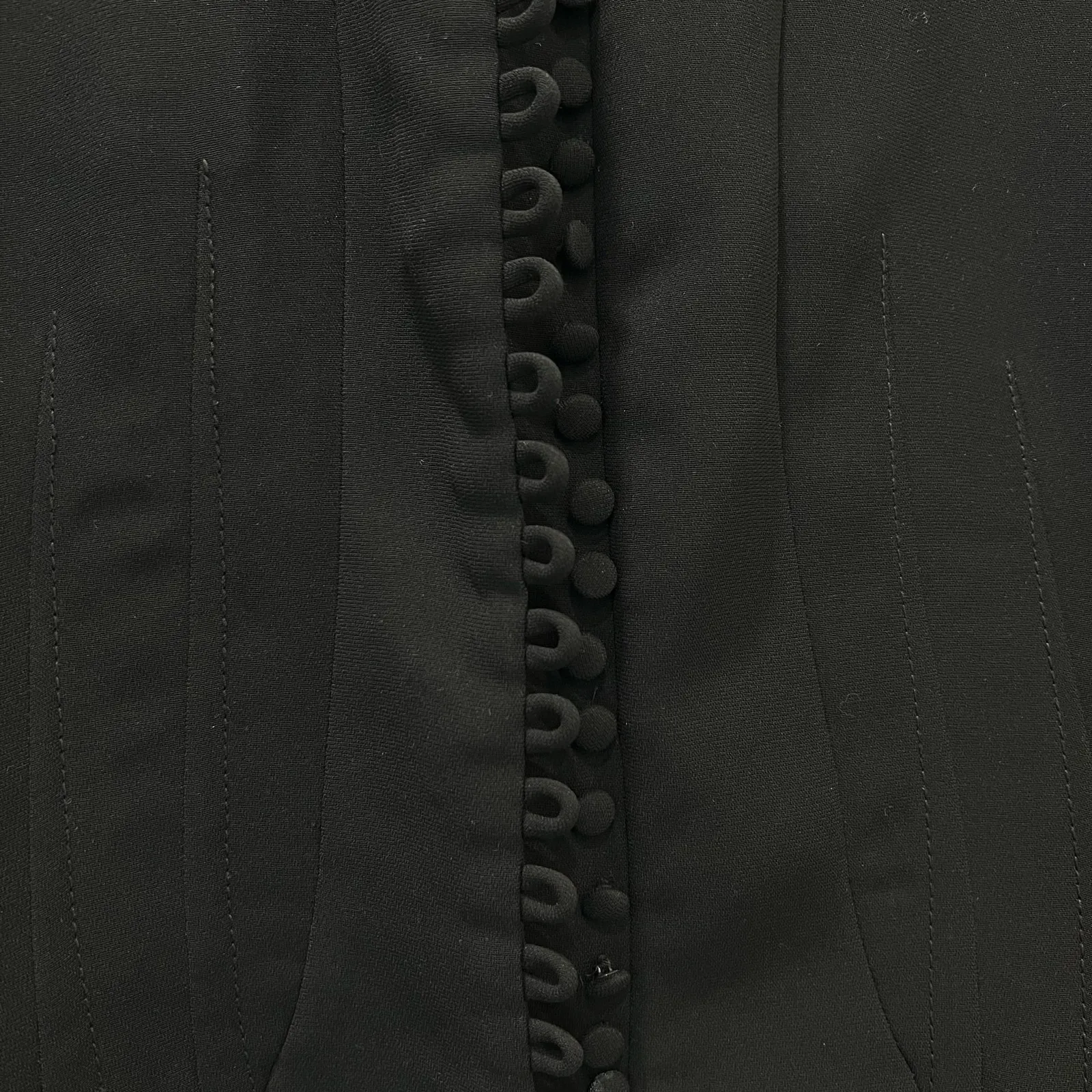 Zara Basic  Black Blazer Jacket Multiple Button Size Medium Careerwear - Image 4