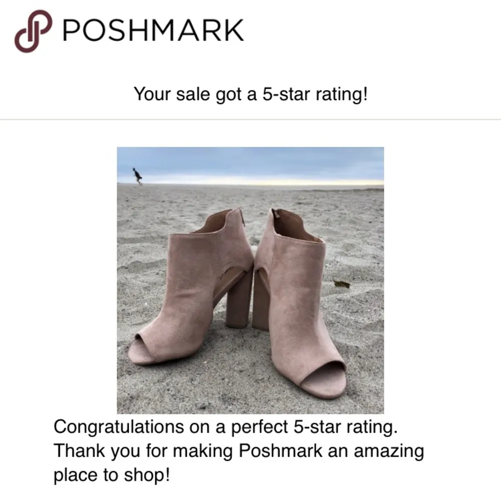 NEW Side Cut Peep Toe Chunky Heel Ankle Booties - Image 5