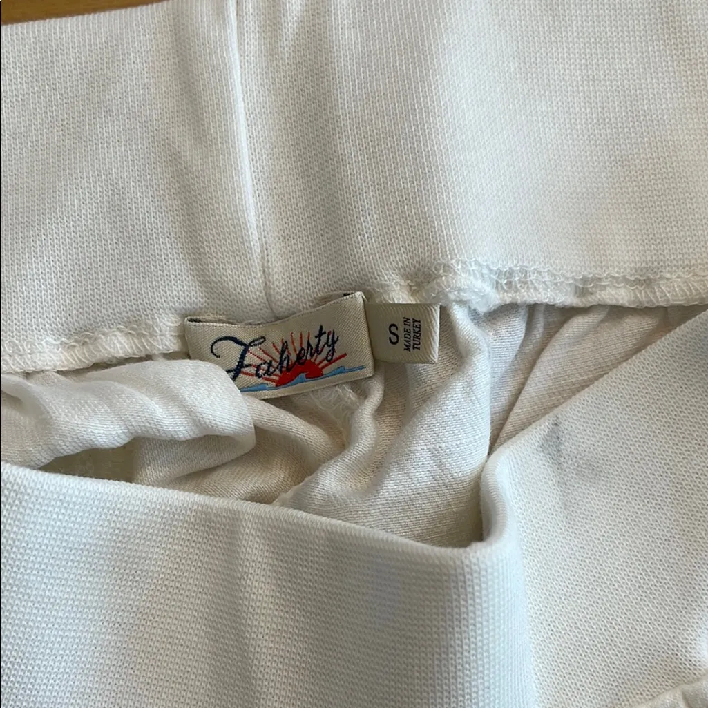 Faherty  Cream Colored Joggers - Image 3