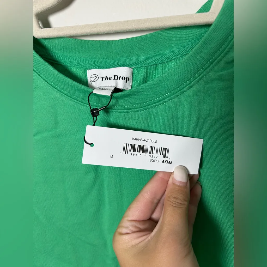 The drop tshirt dress Green Size M - Image 4