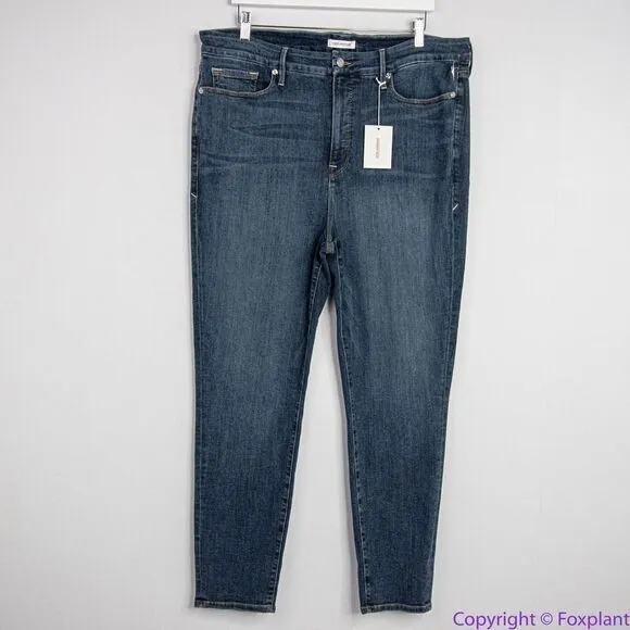 NEW Good American GOOD LEGS SKINNY JEANS, GAGL899Blue004‎ - Image 3