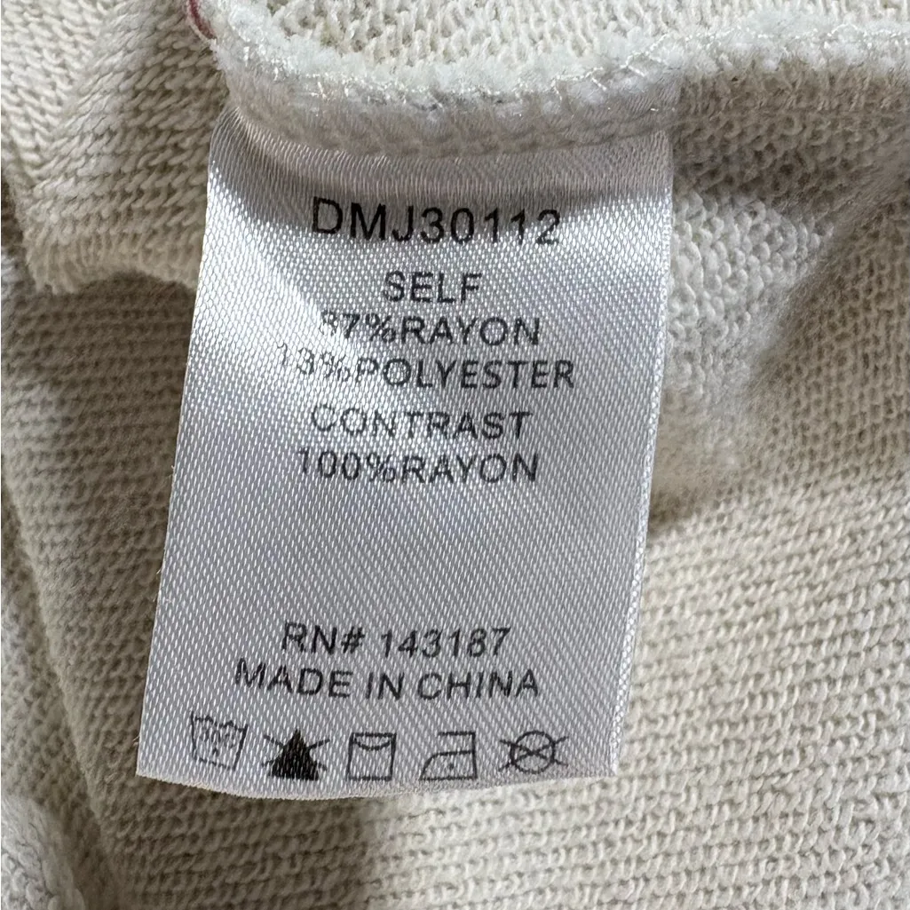 Dance & Marvel Cropped Hooded Flannel + Knit Pieced Shacket Distressed ~Small💛 - Image 8