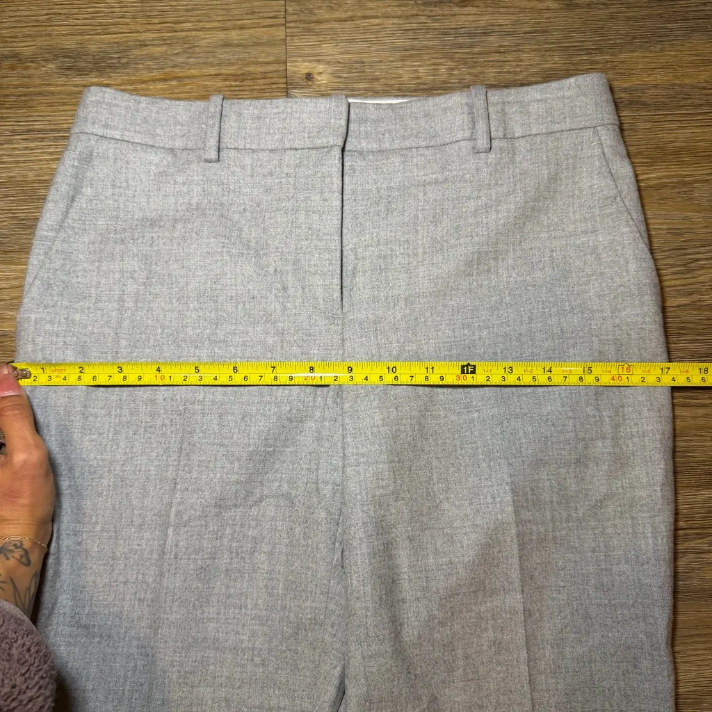 Theory Tailored Gray Trousers Size 2 Women’s Work Pants Business Casual Classic - Image 8