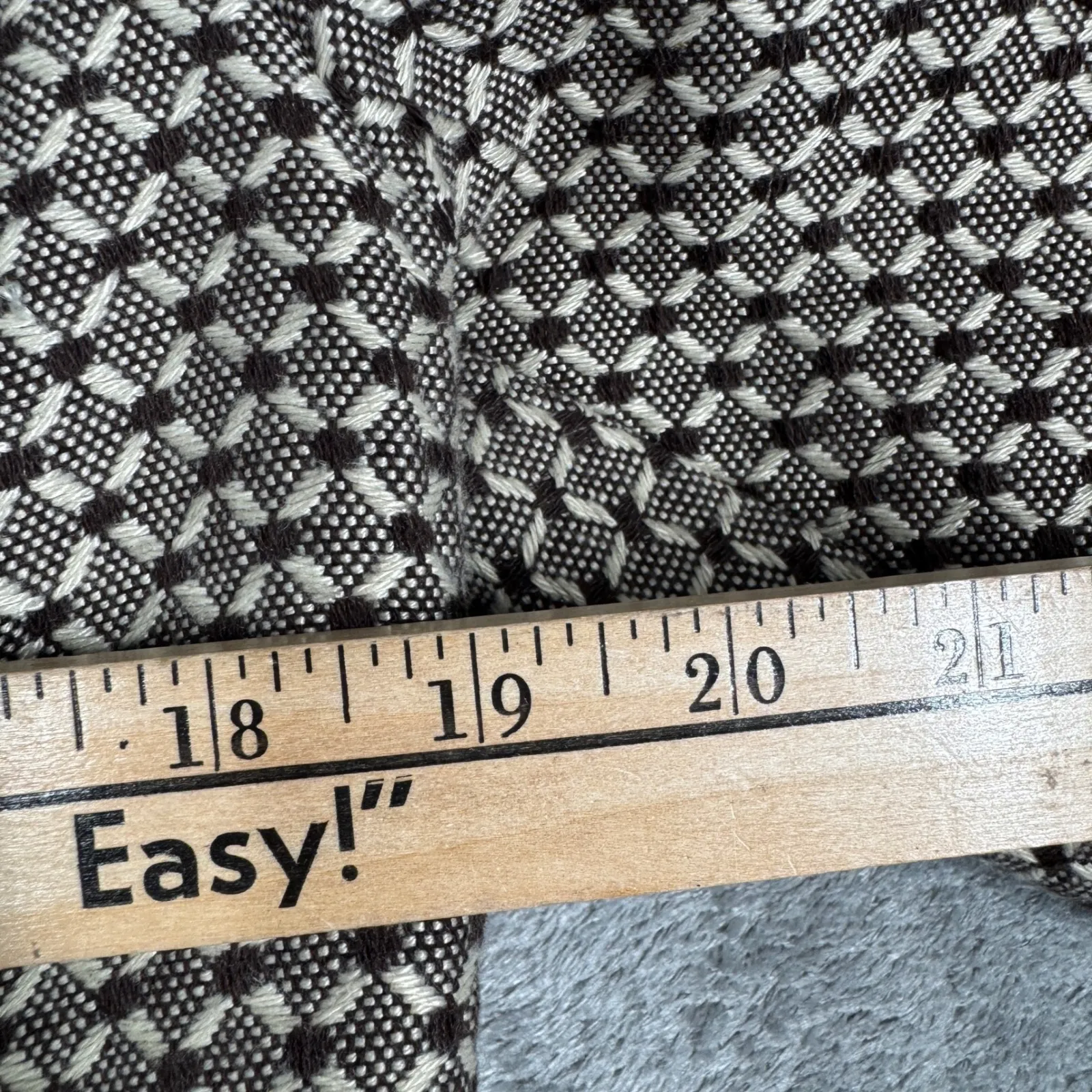 Ann Taylor Blazer Women 10 Brown Beige Geometric‎ Crop Jacket Workwear Preppy - Image 11