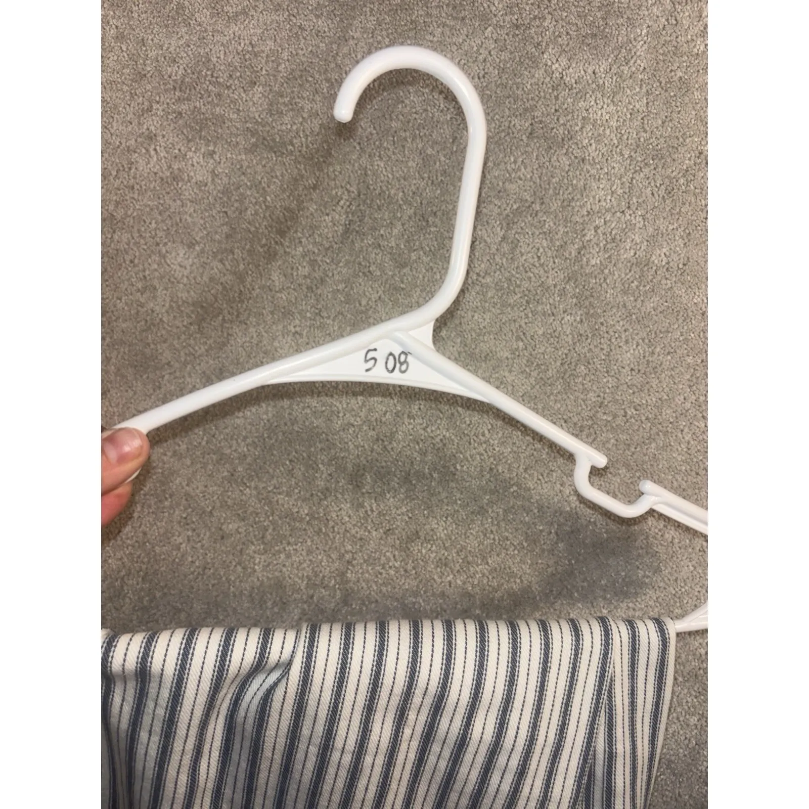 Madewell Emmett‎ Wide-Leg Crop Pants in Herringbone Railroad Stripe Size 23 NEW - Image 16