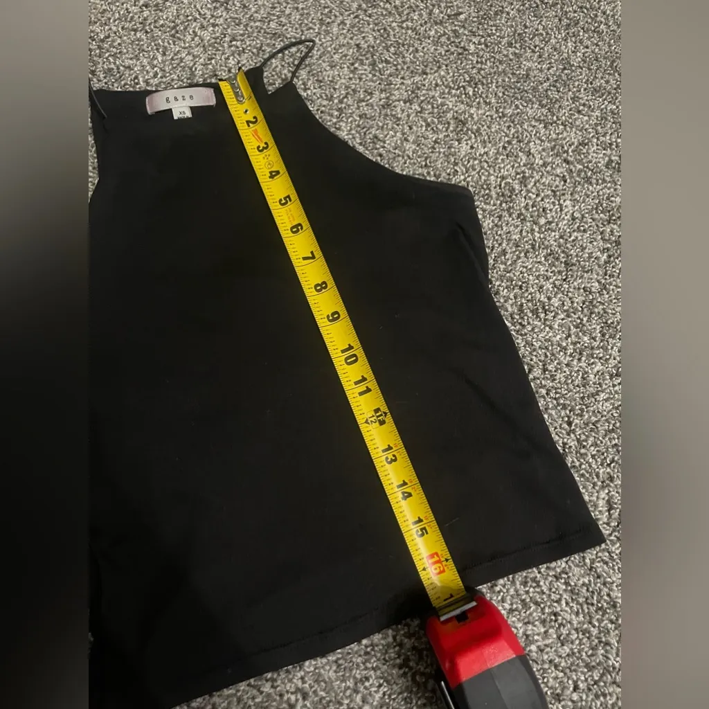 Gaze Black Sleeveless Top XS - Image 4