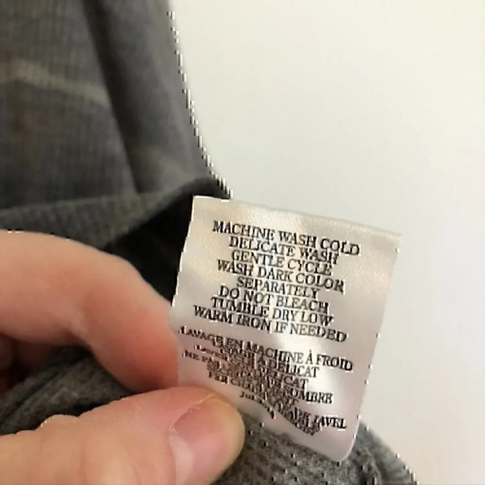 ALTAR'D STATE Gray Camo Camouflage Waffle Knit Thermal Long Sleeve Tee Top Small - Image 8