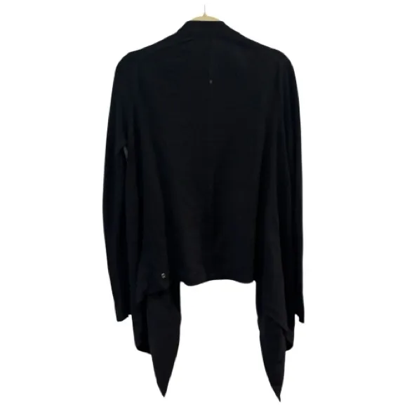 Lululemon Resolution Wrap Black 10/12 Cashmere EUC - Image 8