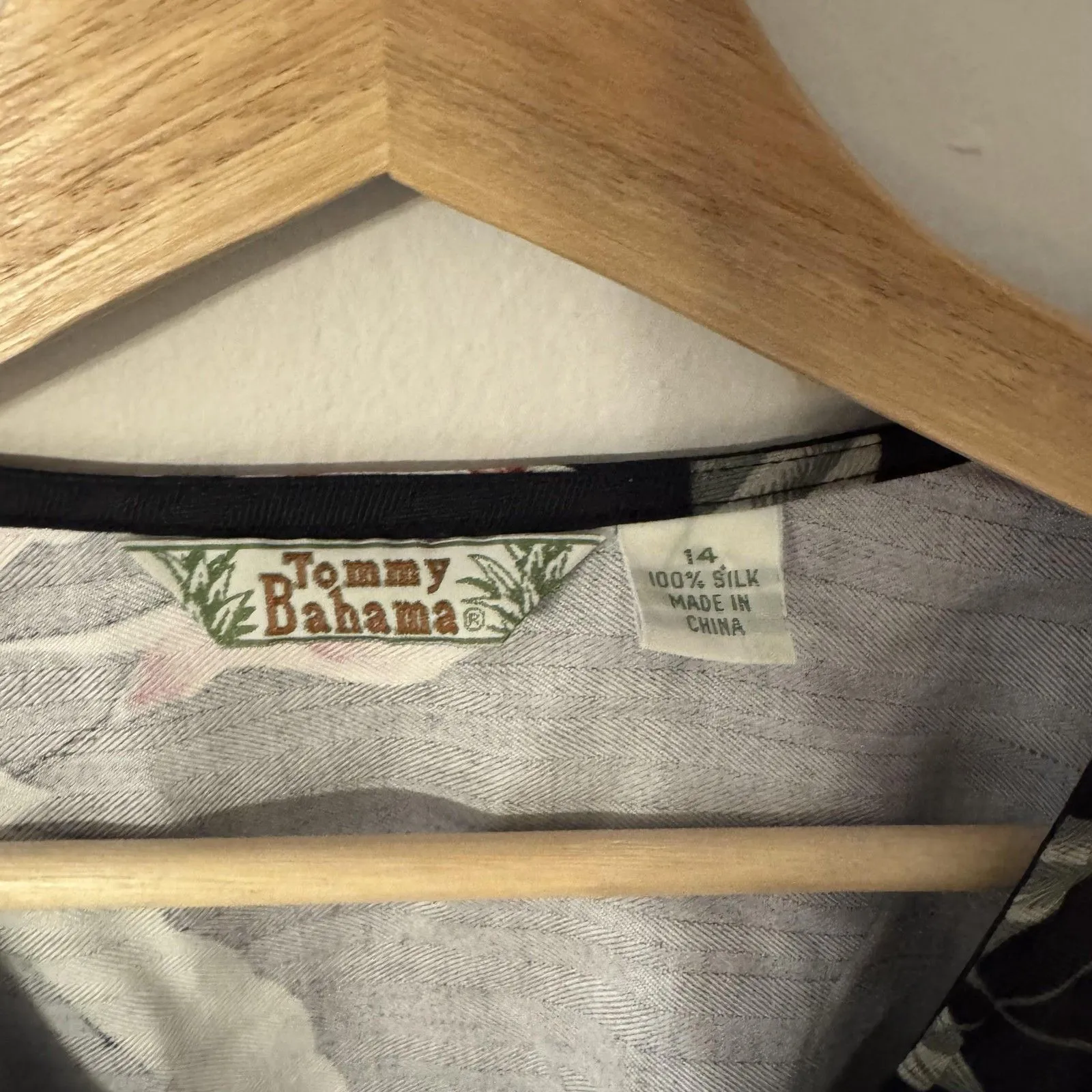 Tommy Bahama Dress Womens 14 Black Silk Floral Maxi Sleeveless Tropical Beach - Image 5