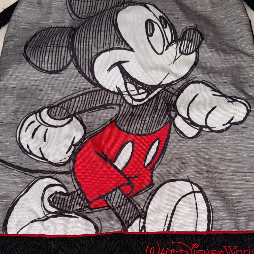 Disney Mickey Mouse Black and Red Backpack - Image 2