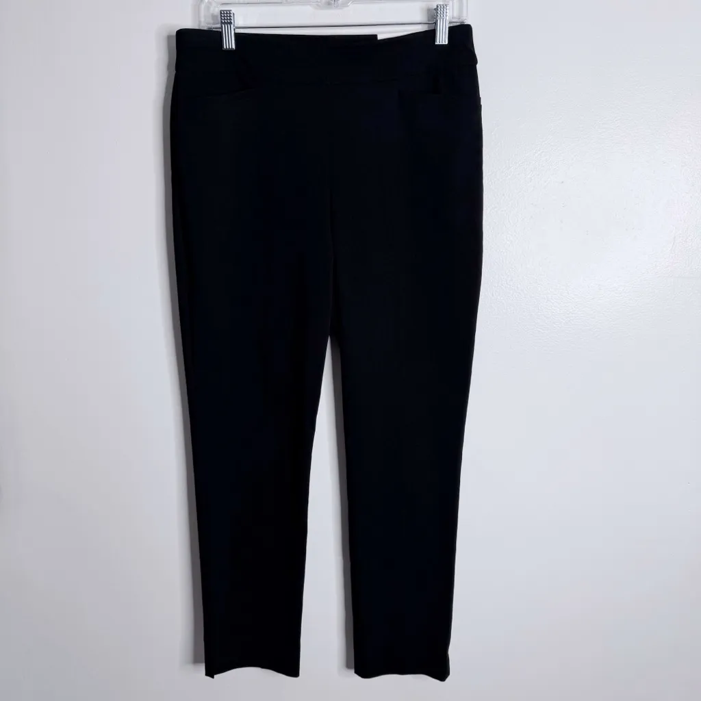 NWT Chico’s Brigitte Slim Ankle Black Pants 8 Chico 1 Casual Stretch Minimalist - Image 2