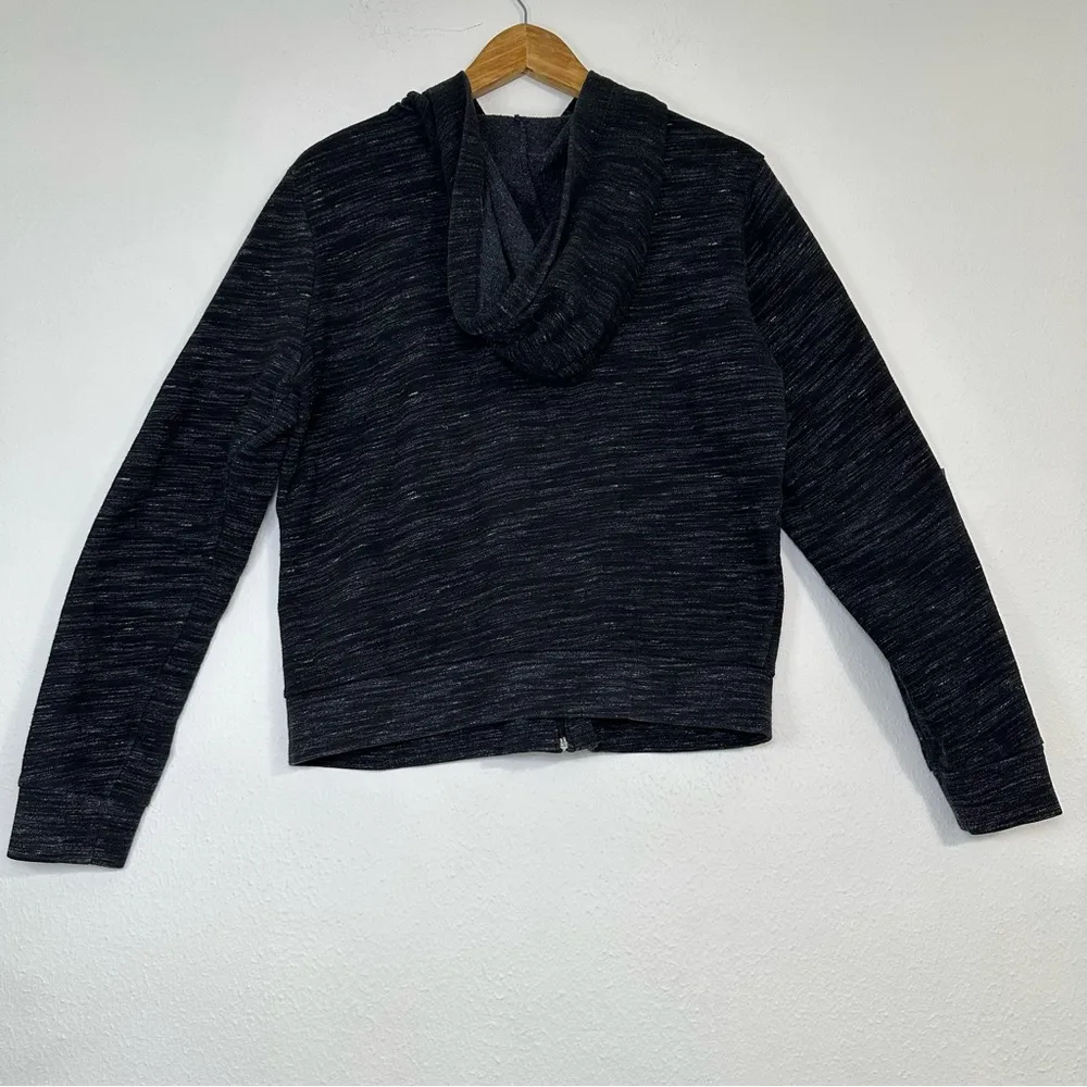 PINK Victoria's Secret Charcoal Hoodie with Logo - Image 3