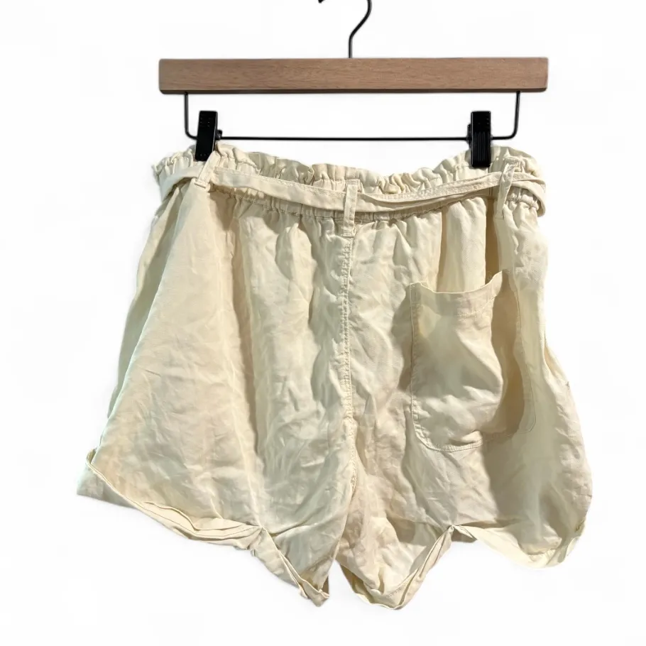 Aerie High Waist Cream Paper‎ bag Shorts - Image 2