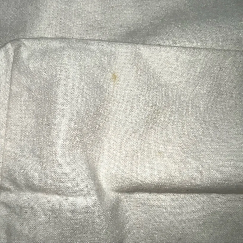 Salvatore Ferragamo Ex-Large White Cotton Flannel Dust Bag-Red Logo/Drawstring - Image 11