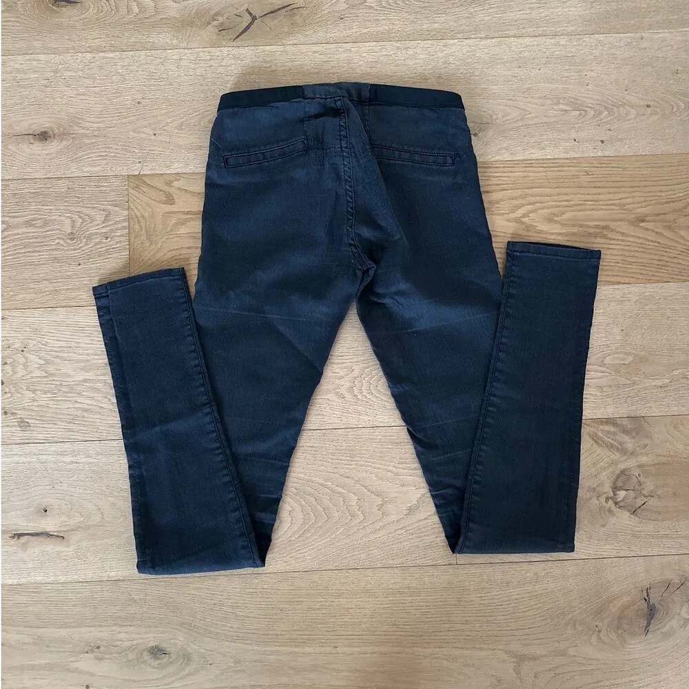 Helmut Lang - Skinny Leggings in Faded Black - Image 5