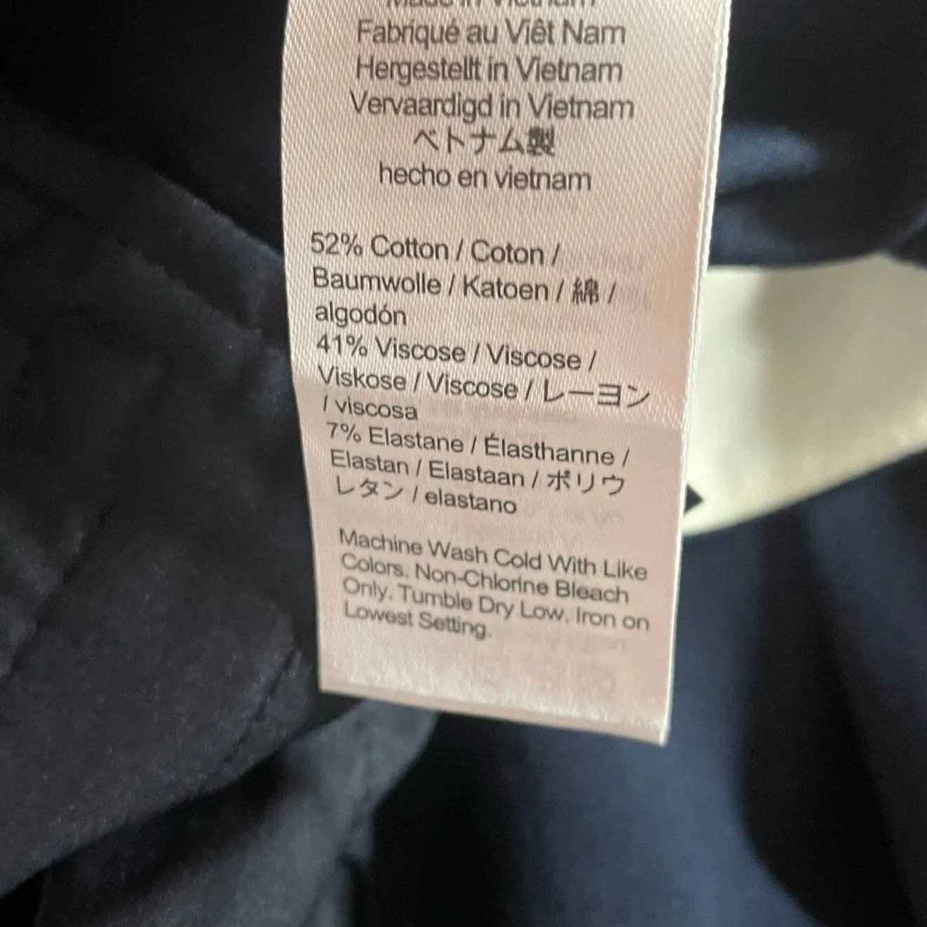 J Crew Women Pants 6‎ Navy Stretch Slim Fit Workwear Minimalistic Preppy Classic Blue - Image 8