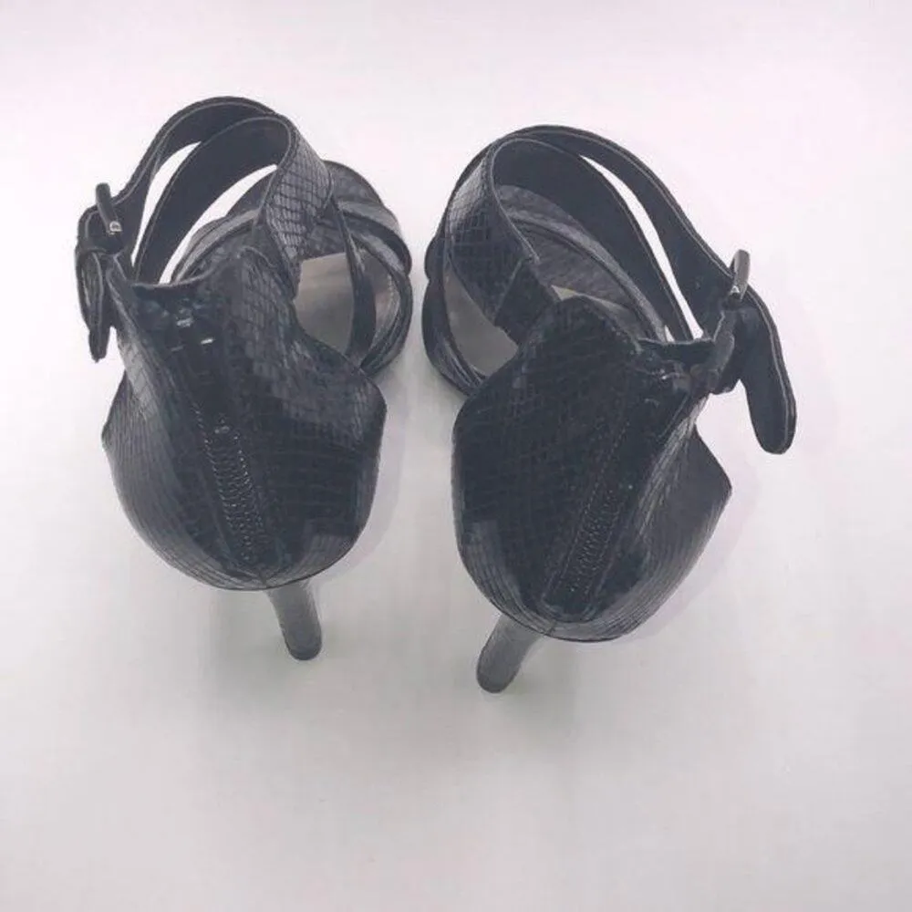 Worthington Black Snake Skin sandals - Image 4