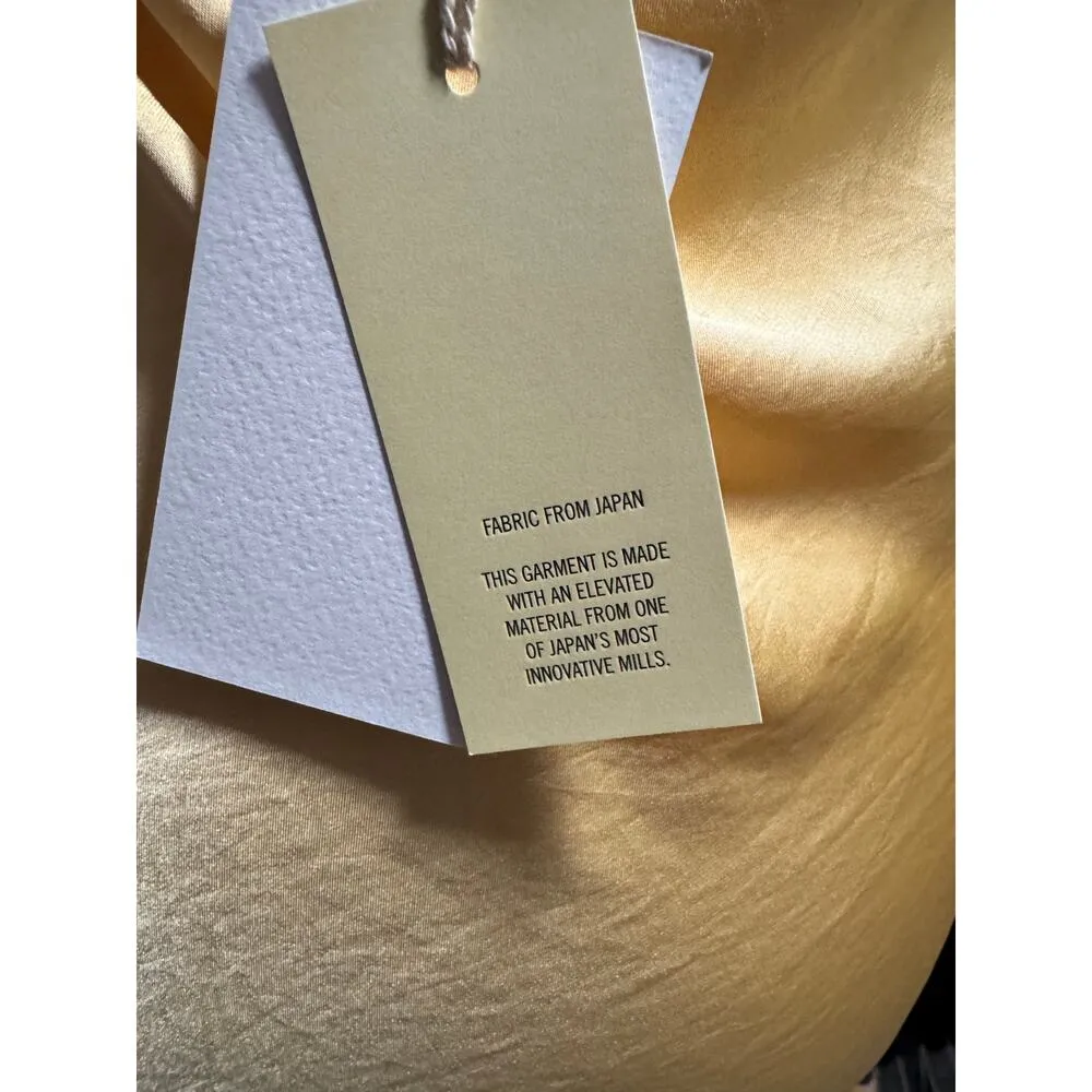 NWT ARITIZIA WILFRED ONLY Butter Yellow Slip Dress in SZ Small Petite - Image 5