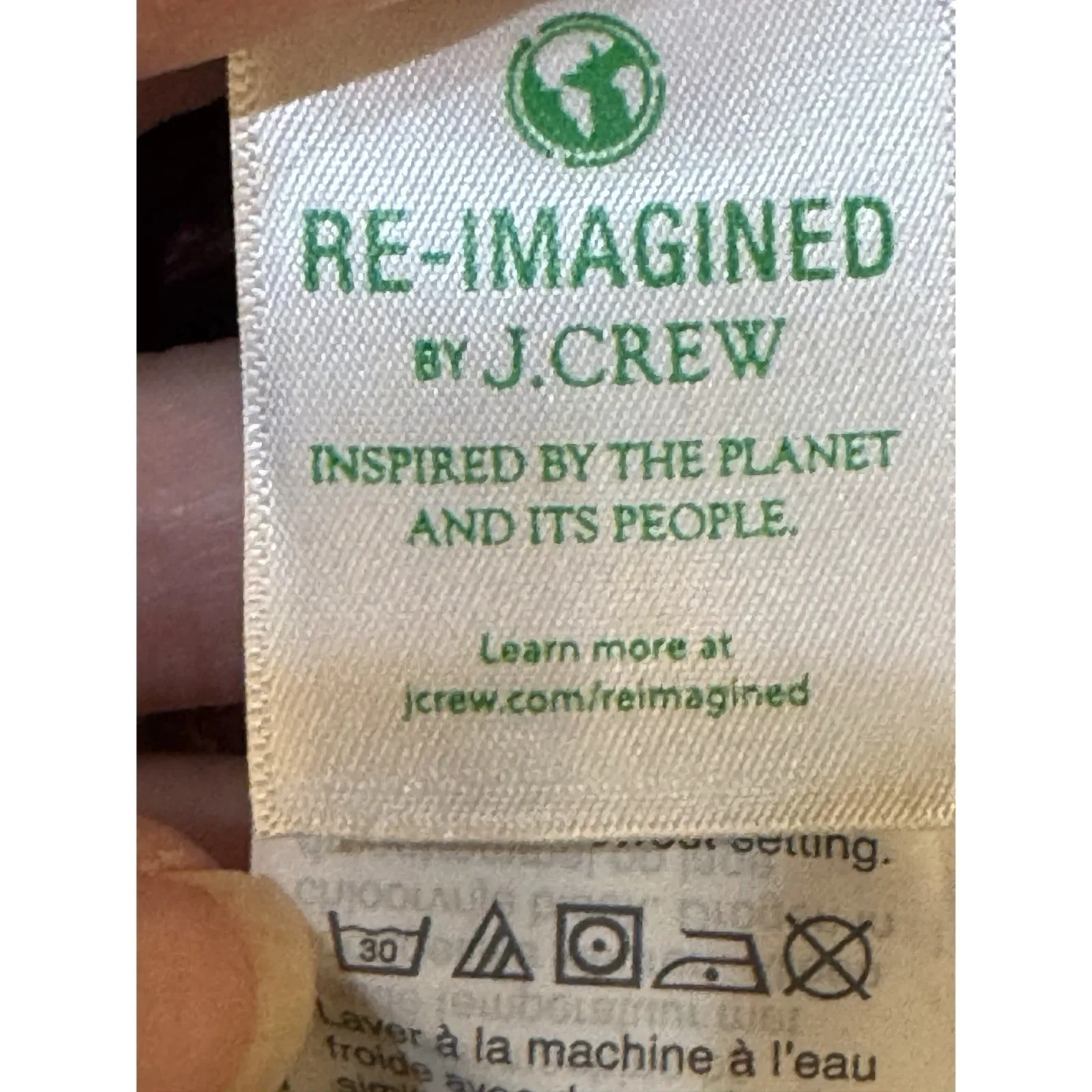 J. Crew Liberty Arts Print Purple Paisley Puff Shoulder 3/4 Sleeve Blouse Size 4 - Image 7