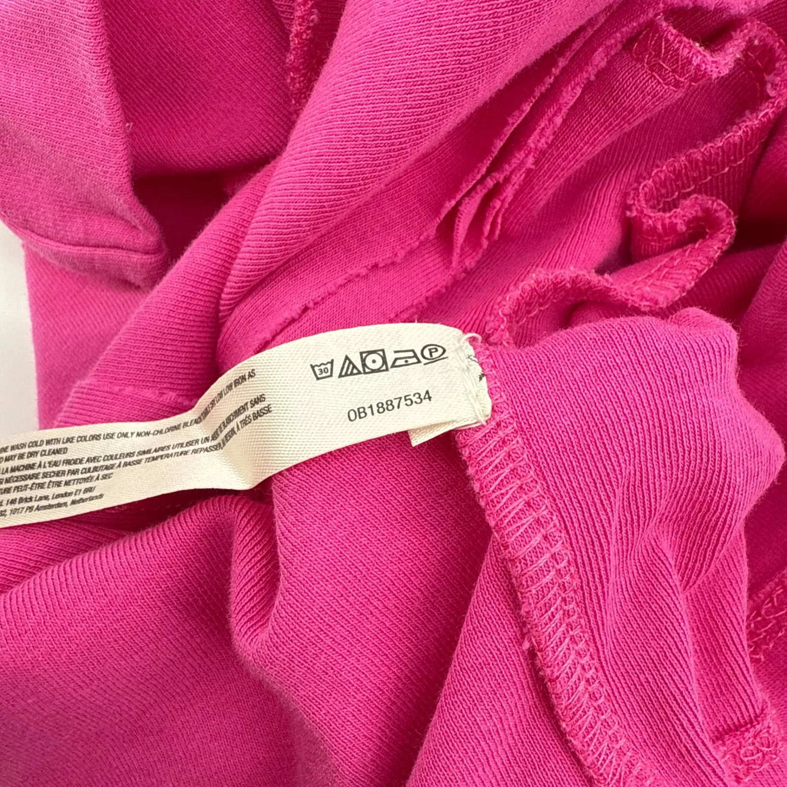 Daily Practice by Anthropologie Mock Neck Long Sleeve Mini Dress Hot Pink Large - Image 11