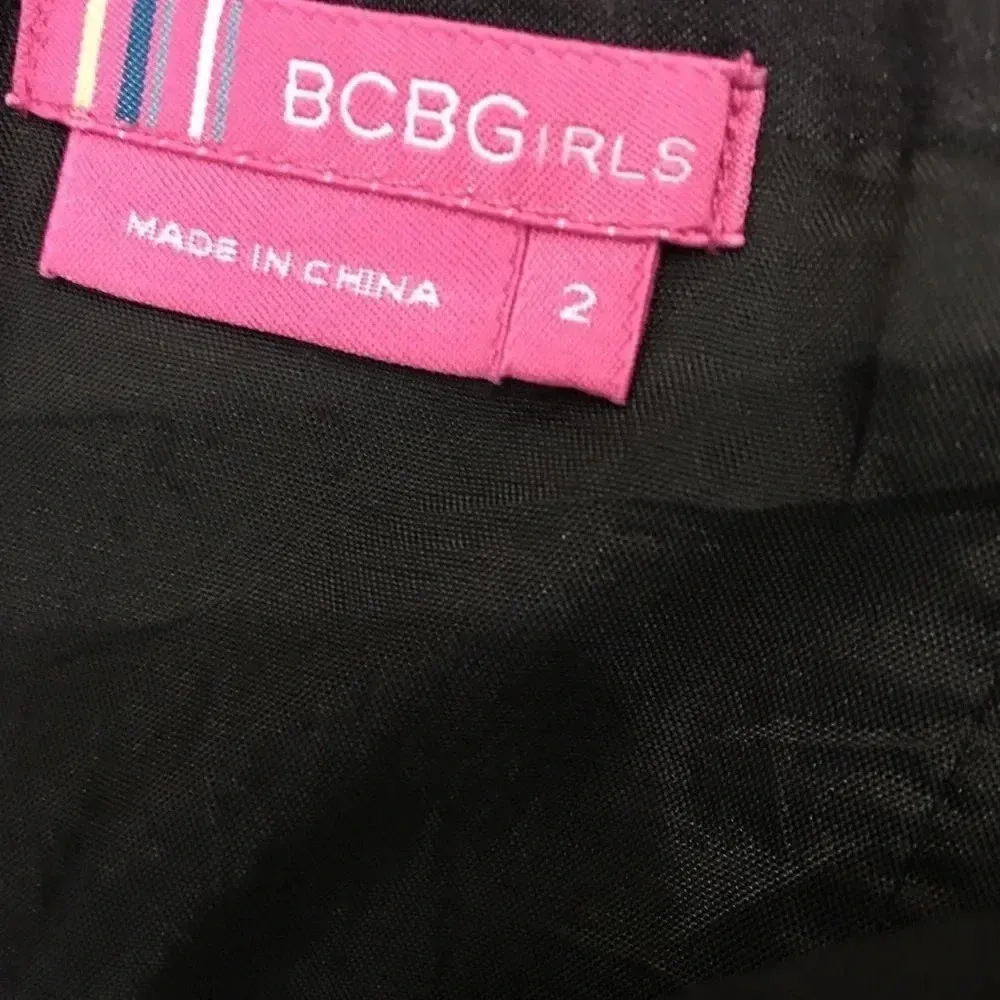 BCBGirls Black Strapless Mini‎ Party Dress - Image 4