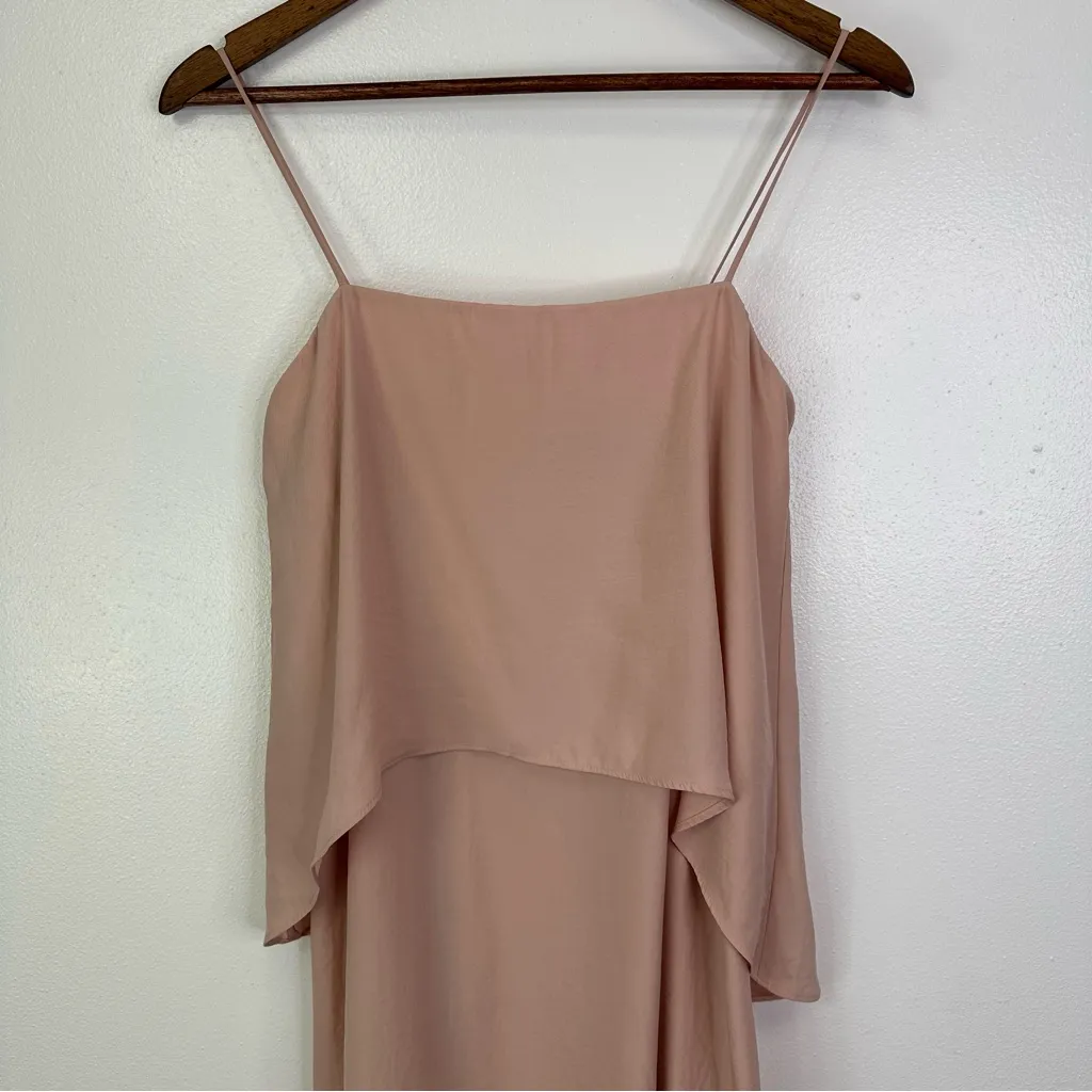Banana Republic Strappy Tired Dress Pink Size 4‎ - Image 3