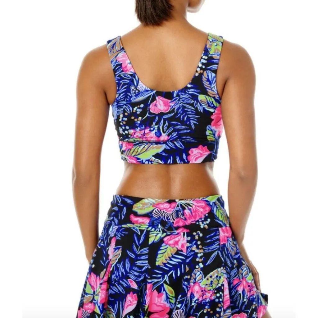 LILLY PULTIZER San Remo Floral Sports Bra Size XXS NEW - Image 2