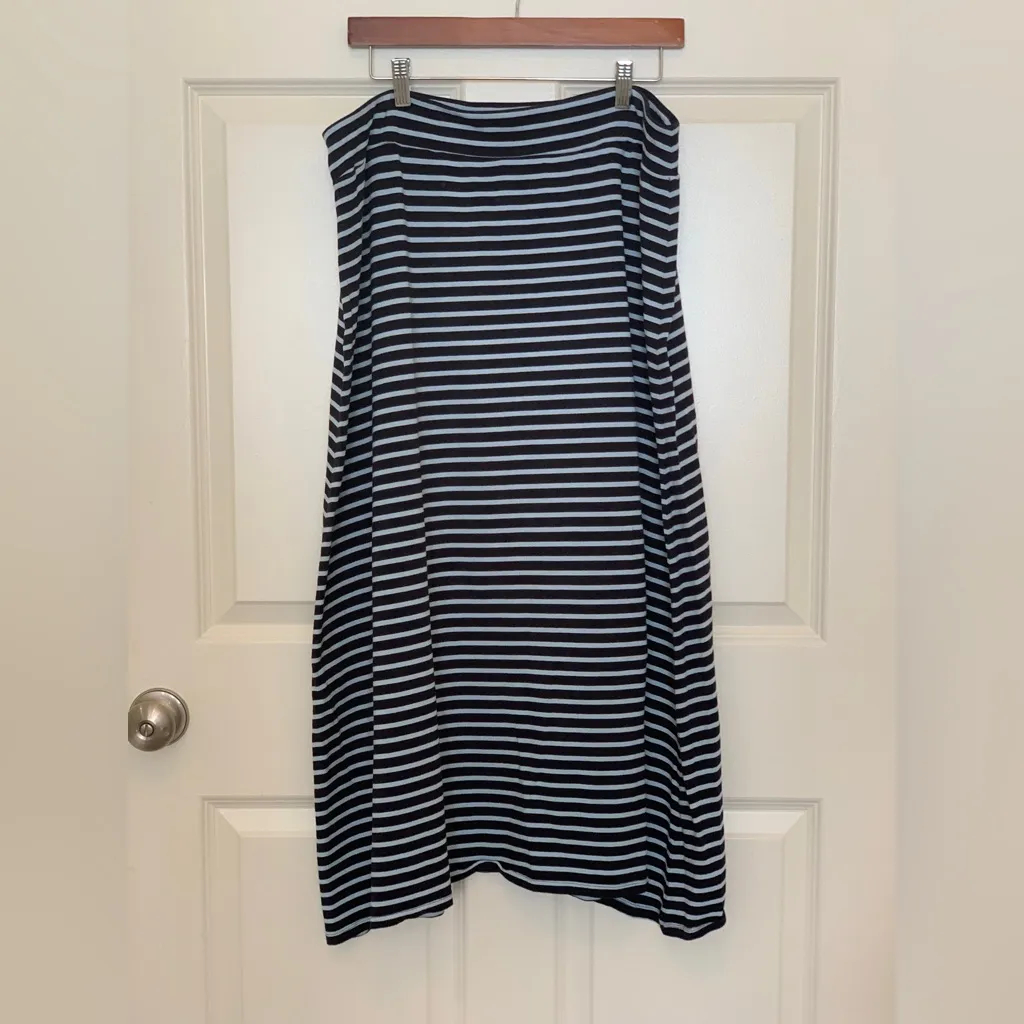 Talbots Striped Jersey Maxi Skirt.     Size-X-Large P - Image 2