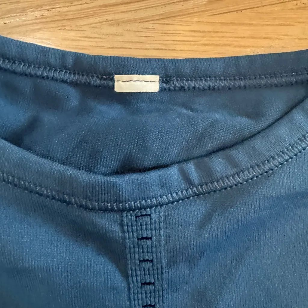 Athleta Foothill Tank top split back dark teal size large - Image 7