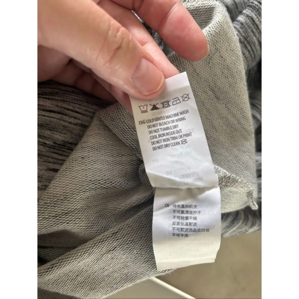 Cotton On Body Gray asymmetrical zip up jacket womens size XL - Image 4