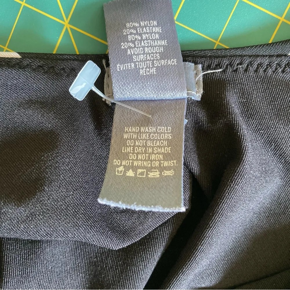 American Eagle Black & White Striped One Piece Swimsuit - Image 6