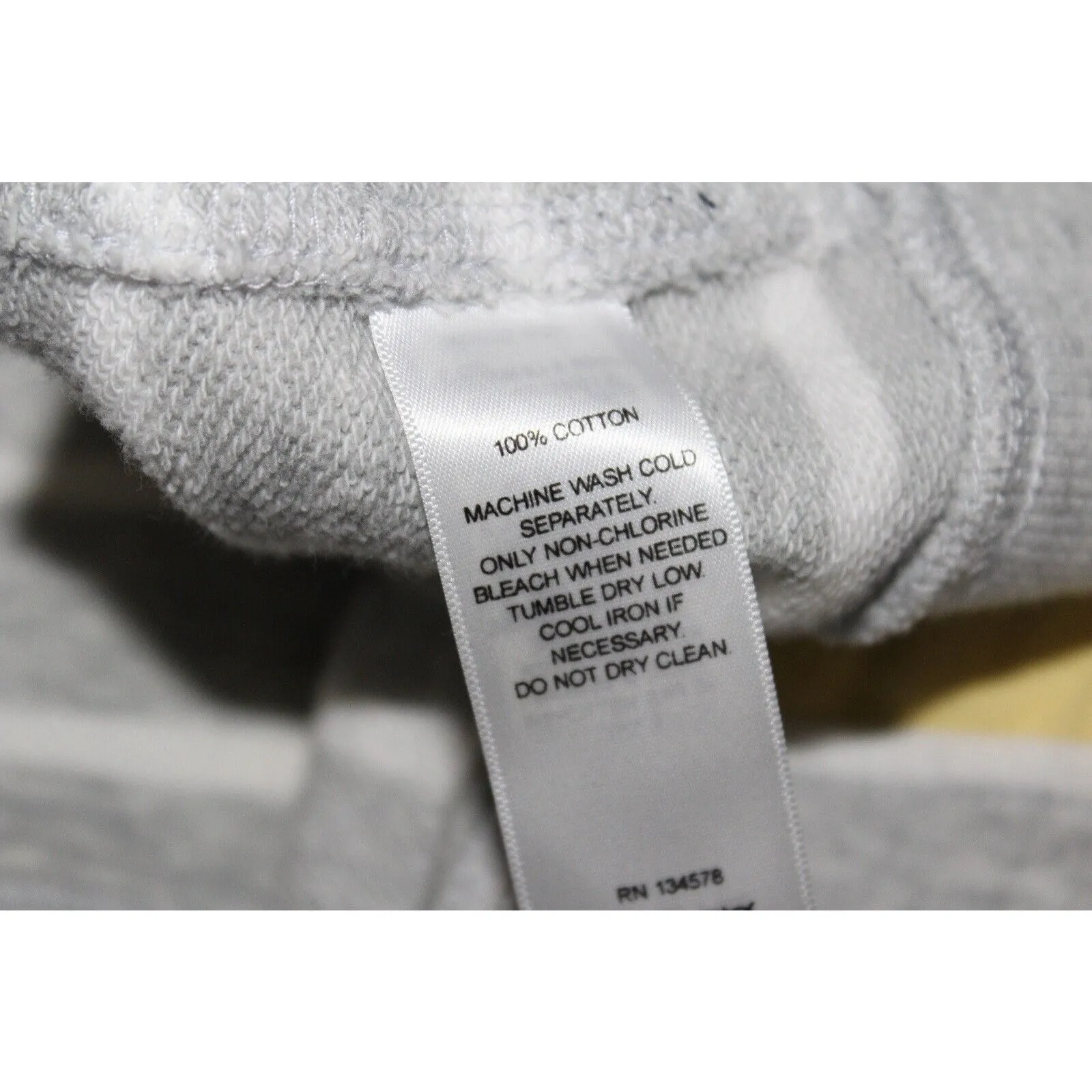 Vineyard Vines Sweater Small Stripped 1/4 Zip‎ Pullover Fleece Gray Yellow - Image 5