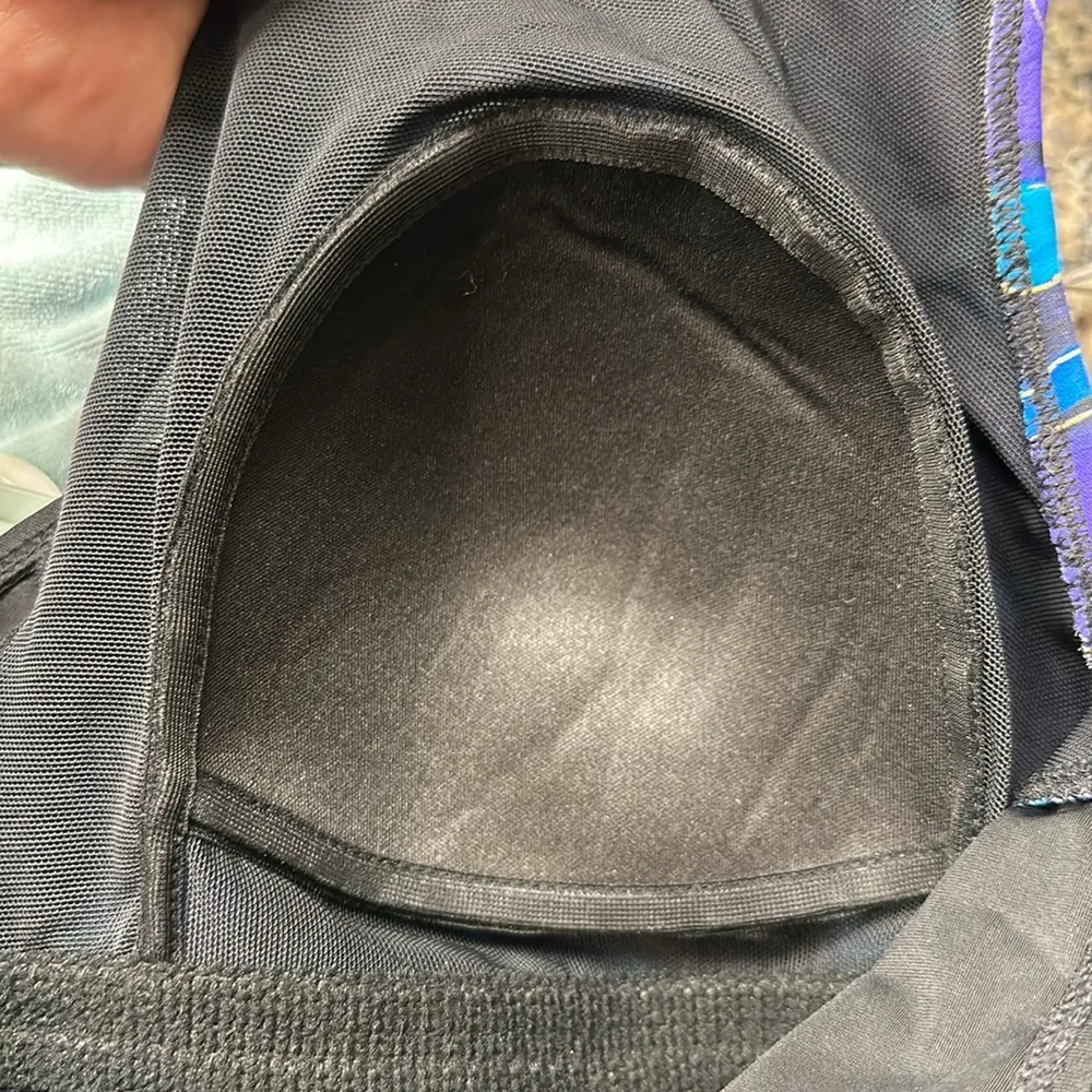 Vintage Plus Size Robby Len Purple Blue Black V - Image 9