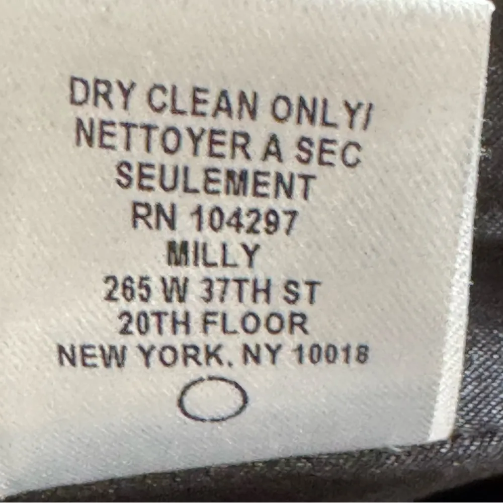 Milly Black and White Plaid Wool Zip Up Bomber Jacket - Image 12