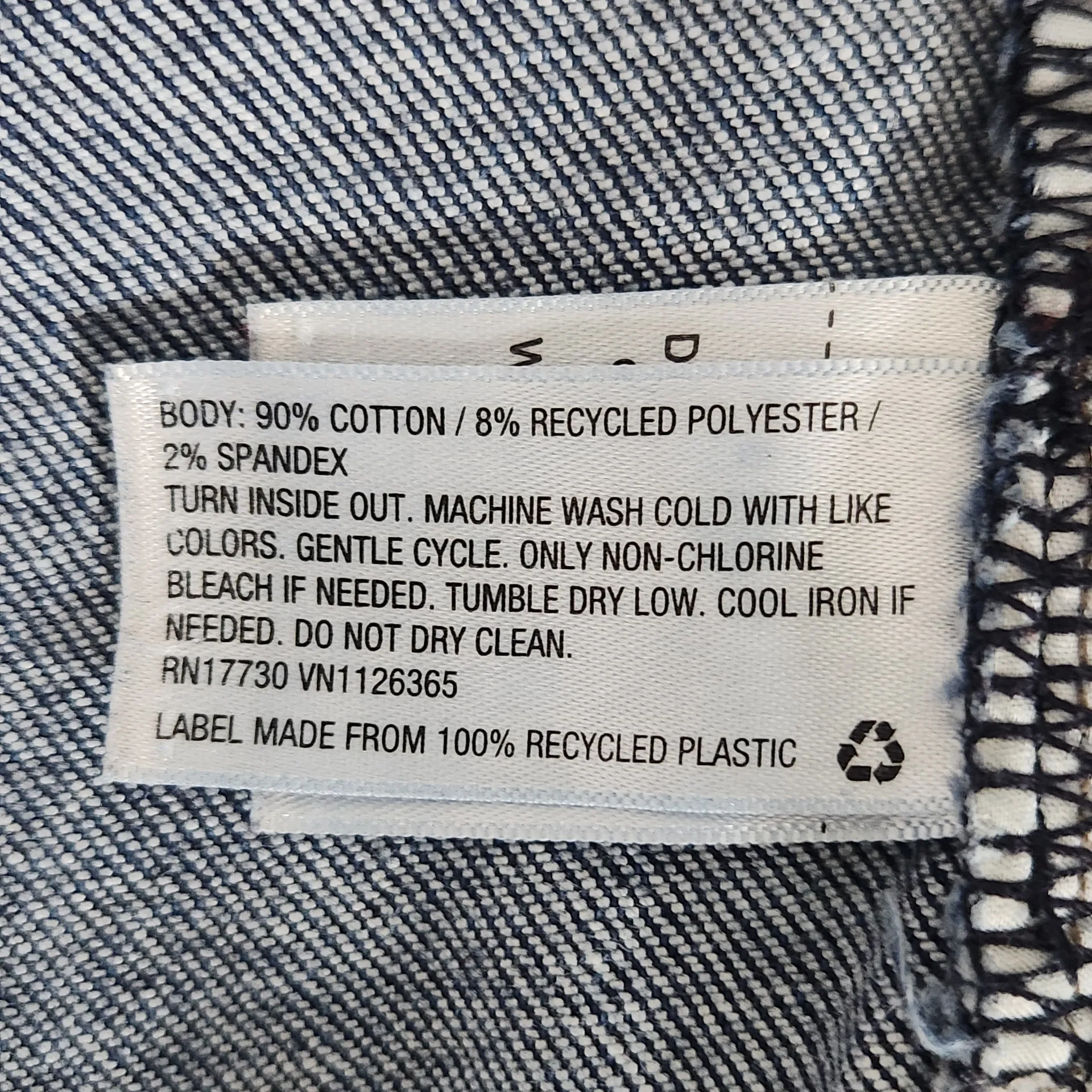 Ava & Viv Women's Dark Wash Boot Cut Jeans Size 26W Plus Size Bootcut Denim - Image 6