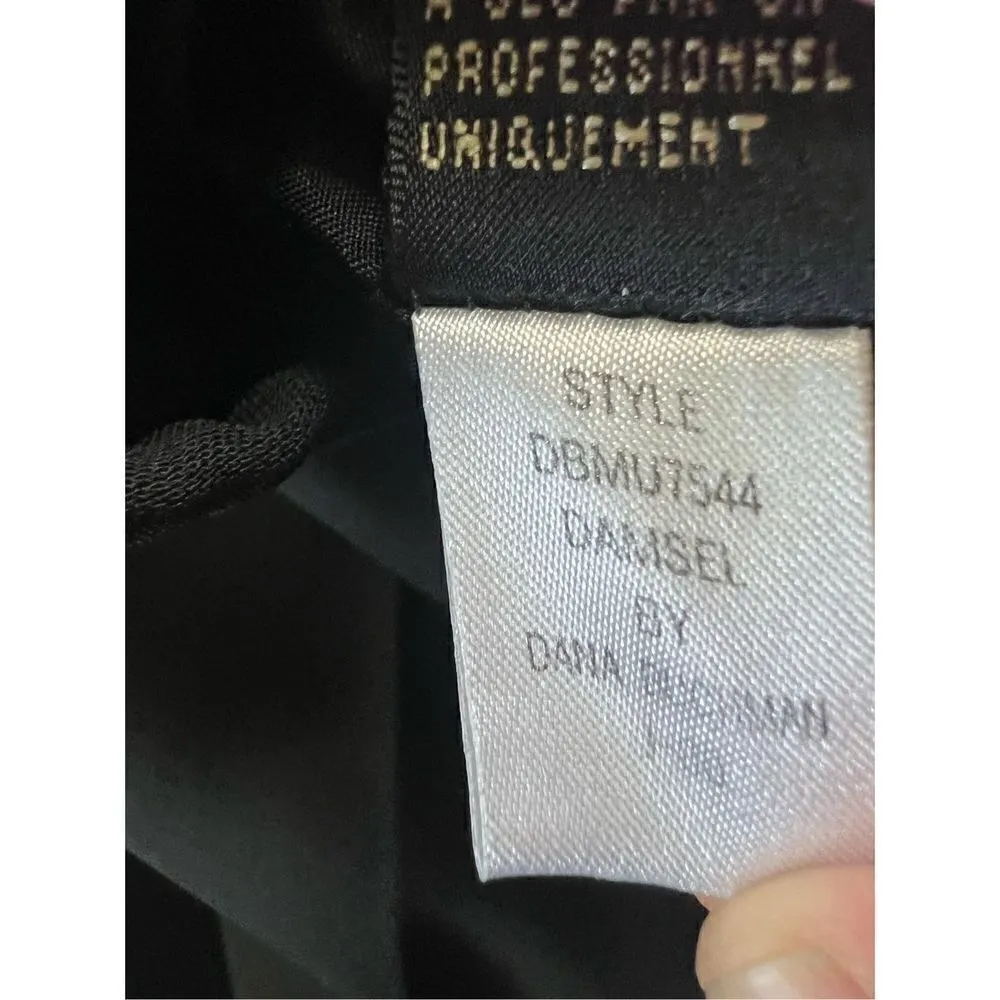 Dana Buchman Black Damsel 100% Wool Straight Leg Dress Pants Size 14 - Image 5