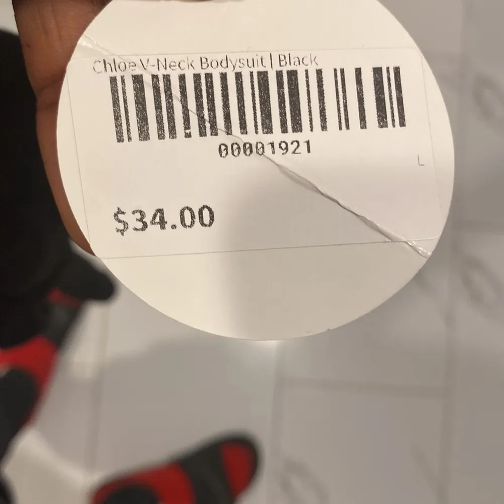 Love Tree Chloe V-Neck Bodysuit SIZE L - Image 6