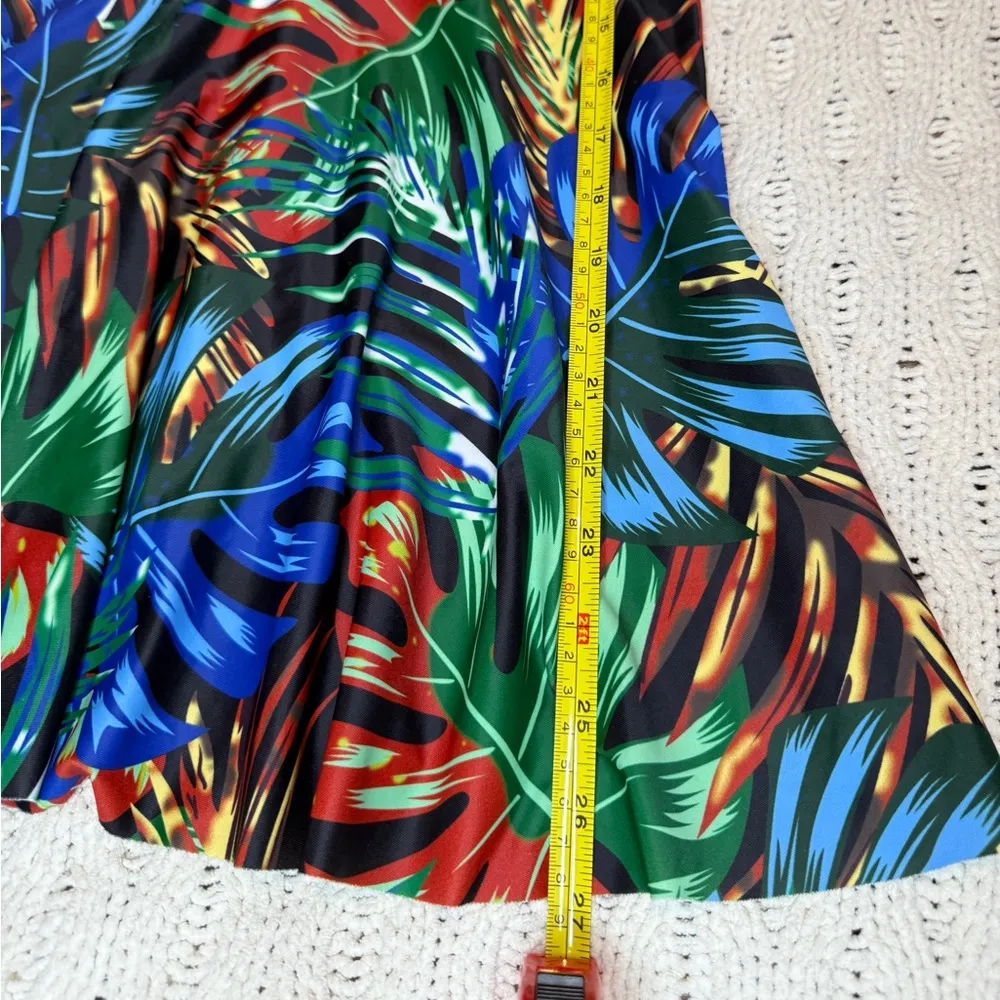 NWOT Tropical Bathing suit size L Blue Size L - Image 7