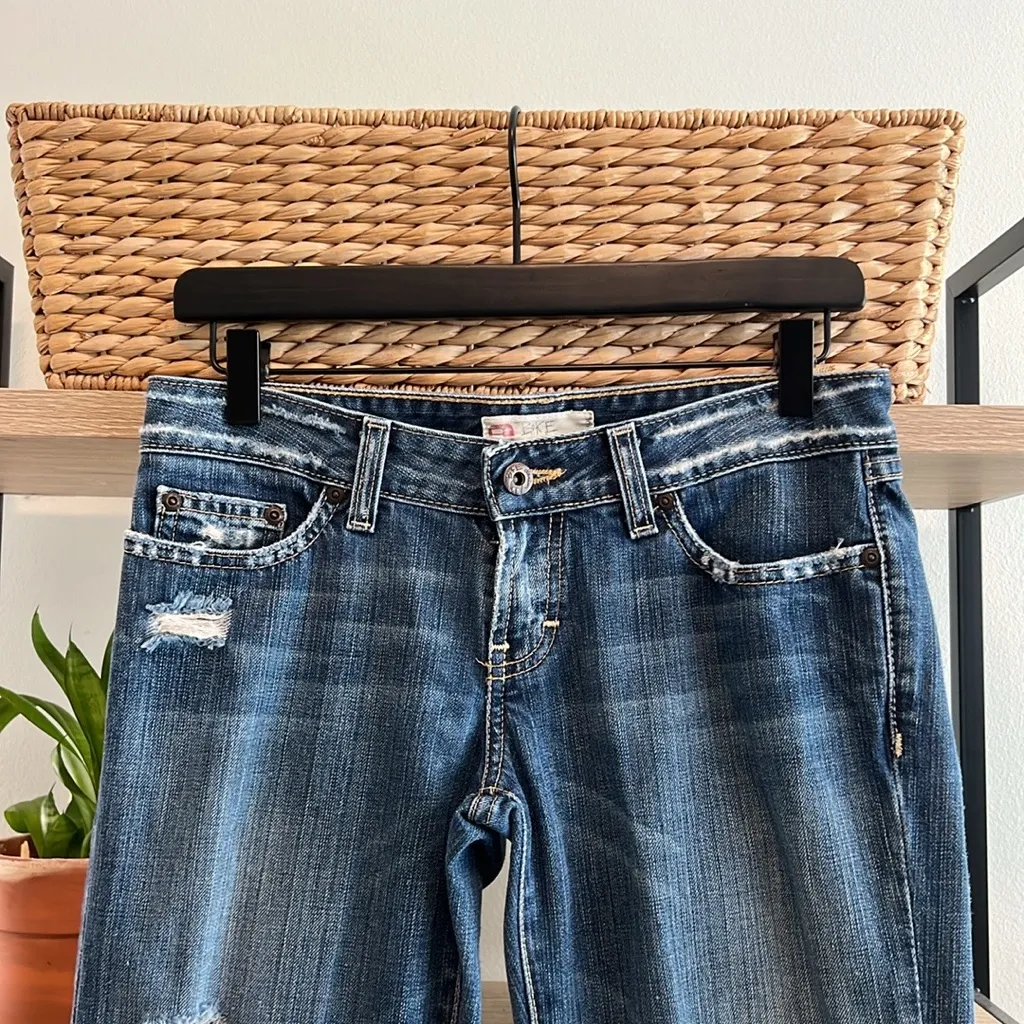 BKE Star Low-Rise Crop Distressed Jeans, 27 - Image 2