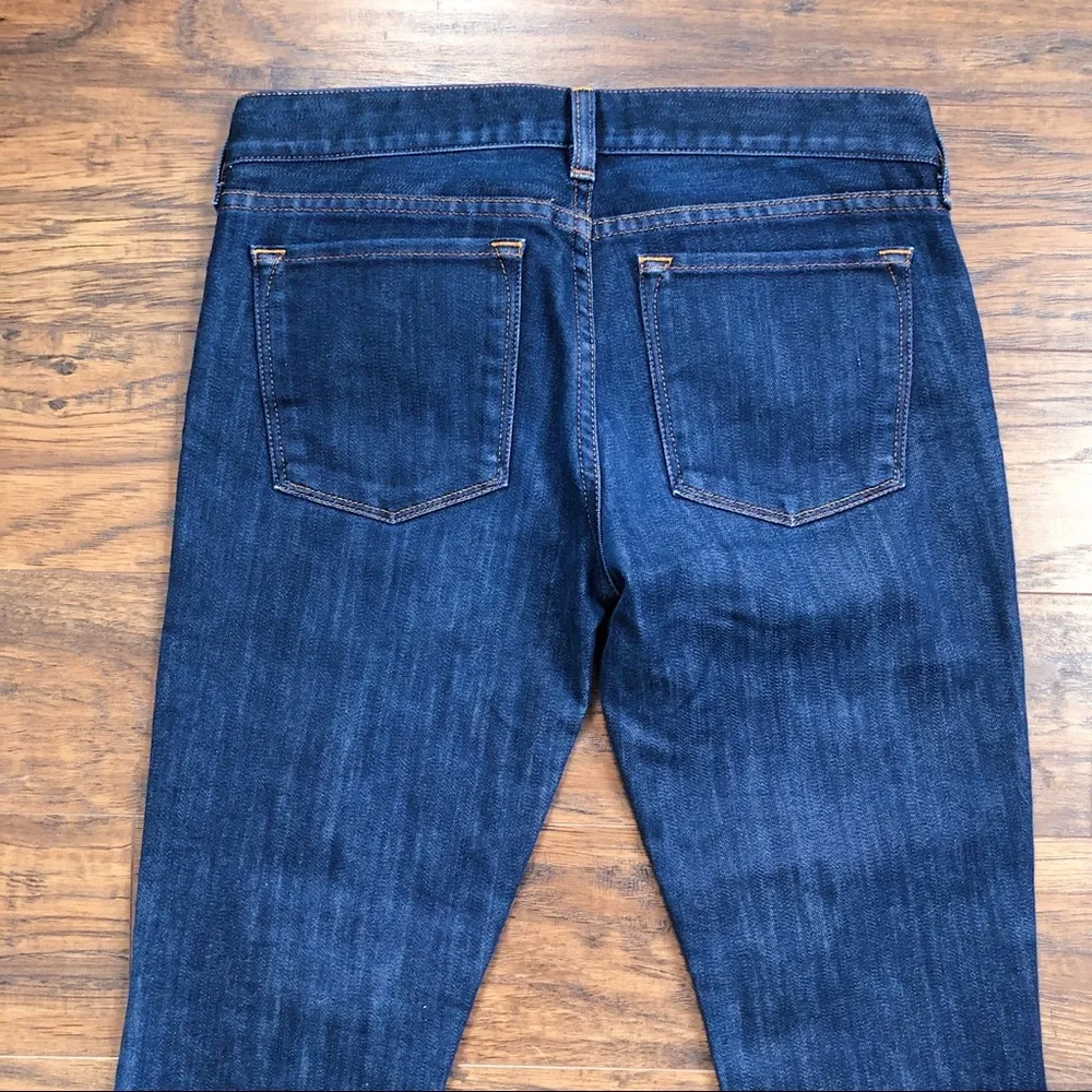 J Crew • Toothpick Ankle skinny jeans dark wash 8" low mid rise cropped - Image 8