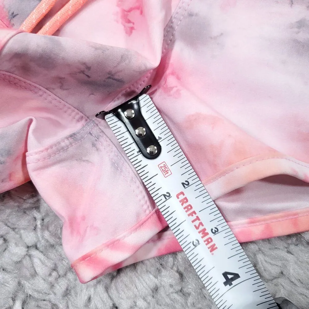 Hurley Hello Kitty Phantom Beachrider Swim Shorts Size XS Pink Tie Dye - Image 7