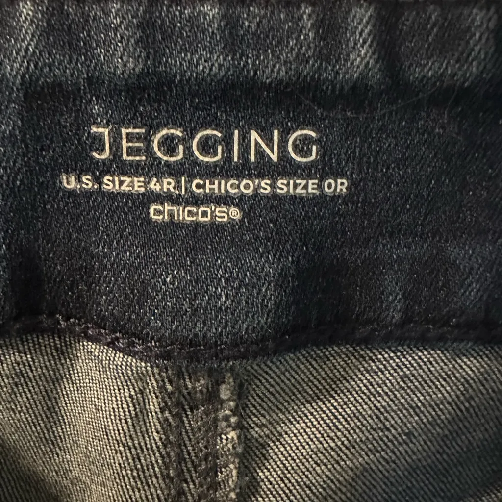 Chico's Dark Blue Jeggings - Image 3