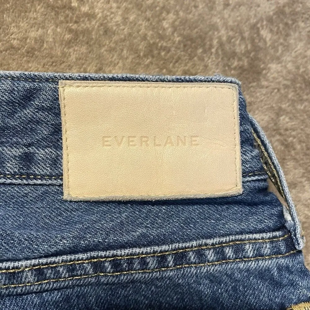 Everlane Jeans Womens Size 24 The Curvy 90's Cheeky Straight Button Fly Pants - Image 3