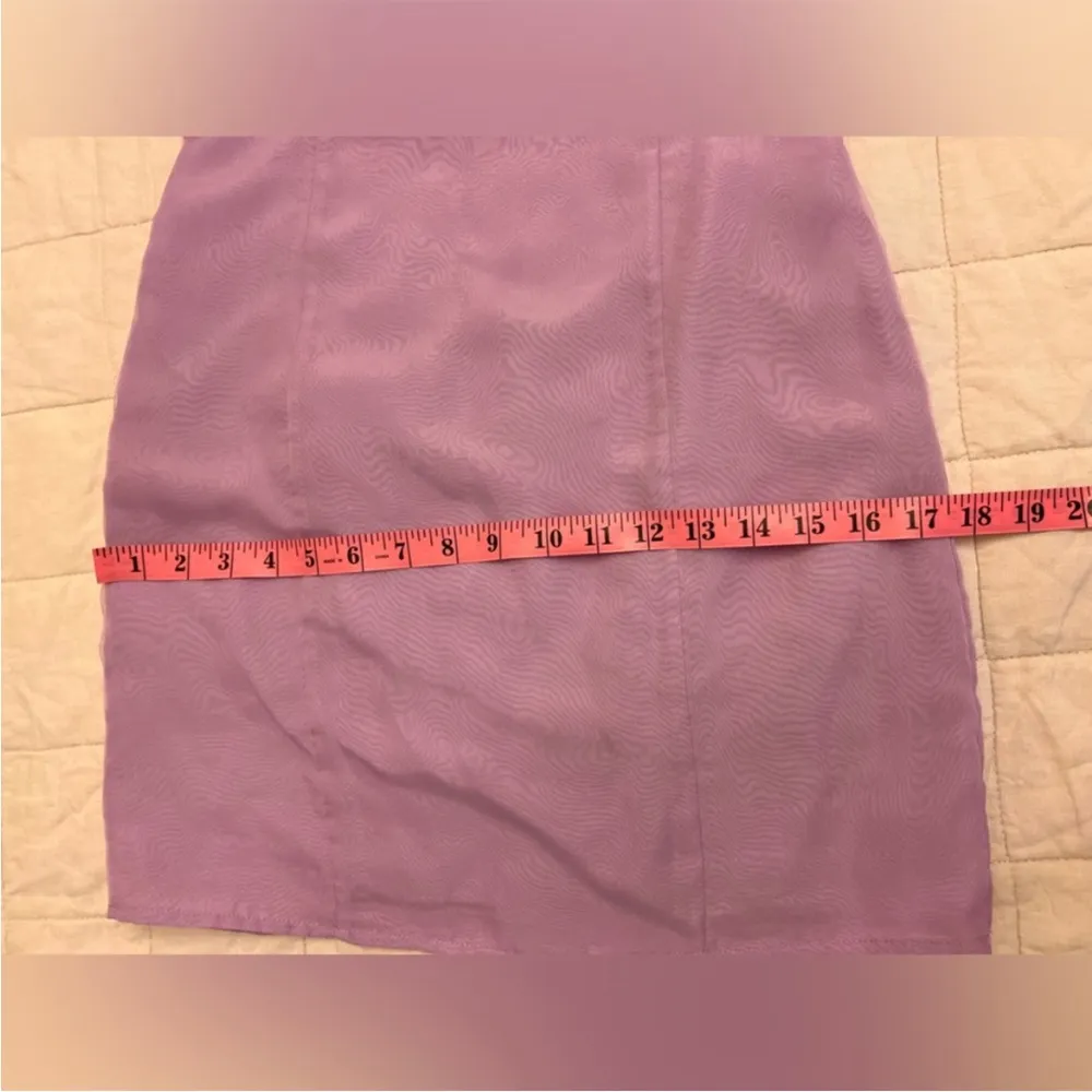 Lovers & Friends Lilac Eye Candy Sheer Puff Sleeve Mini Dress Fairy Ethereal- XS - Image 11
