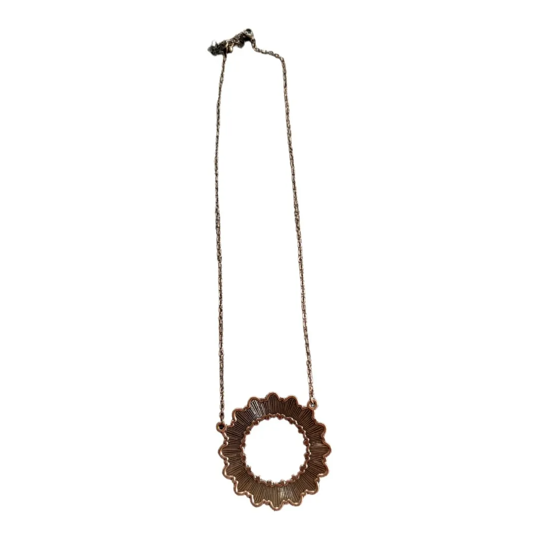 Plunder Design Fashion Trend Jewelry Cream Stone Gold Rustic Chain Necklace - Image 4