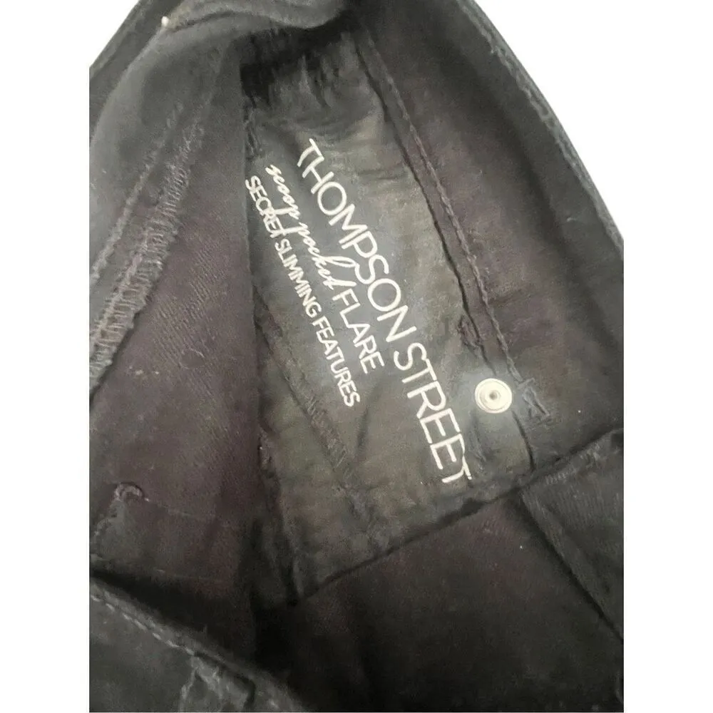 Jones New York Thompson street mid Rise Flare denim Jeans size 4 - Image 7