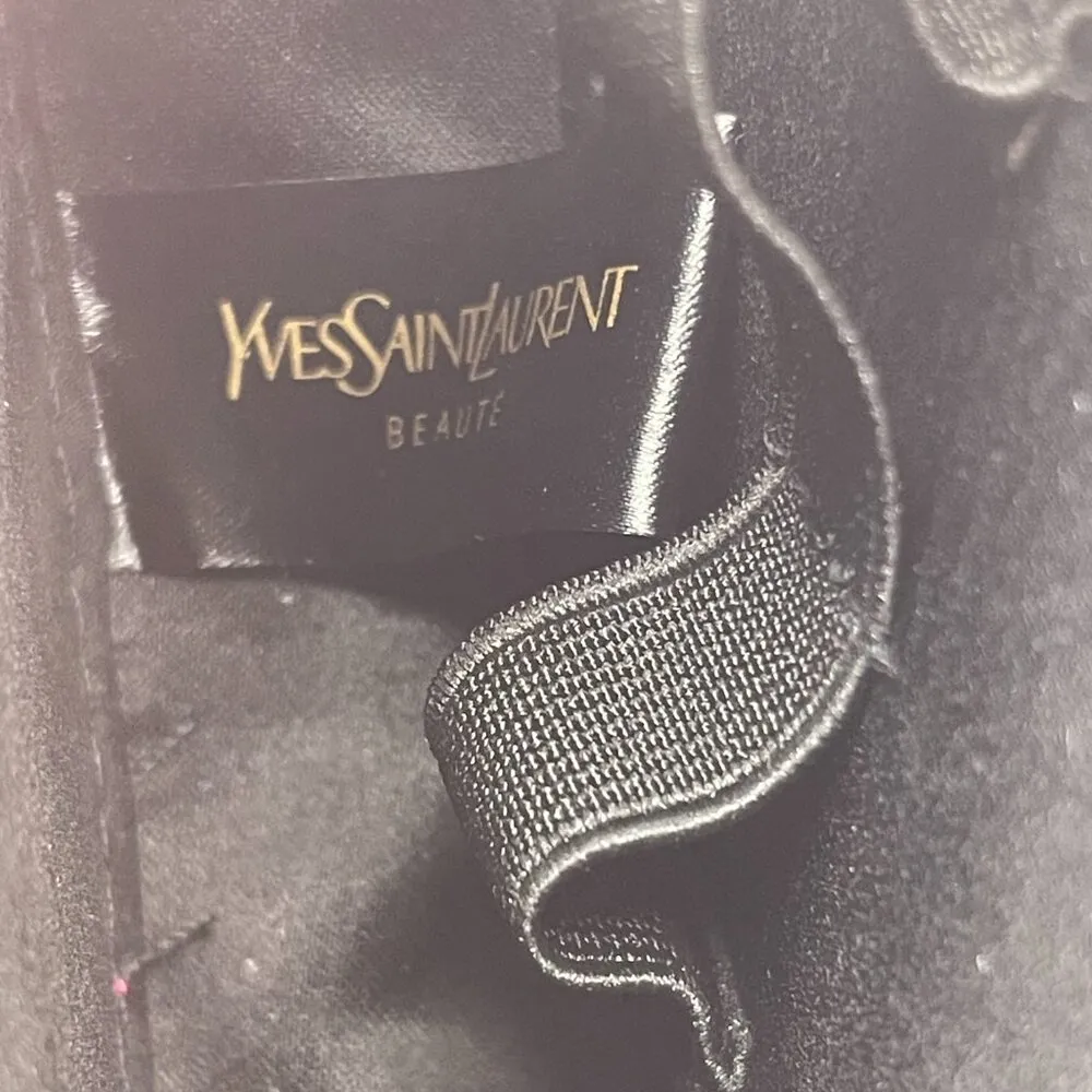 Yves Saint Laurent YSL Beaute Heart Shaped Makeup Pouch w/ Mirror Pink - NEW - Image 6