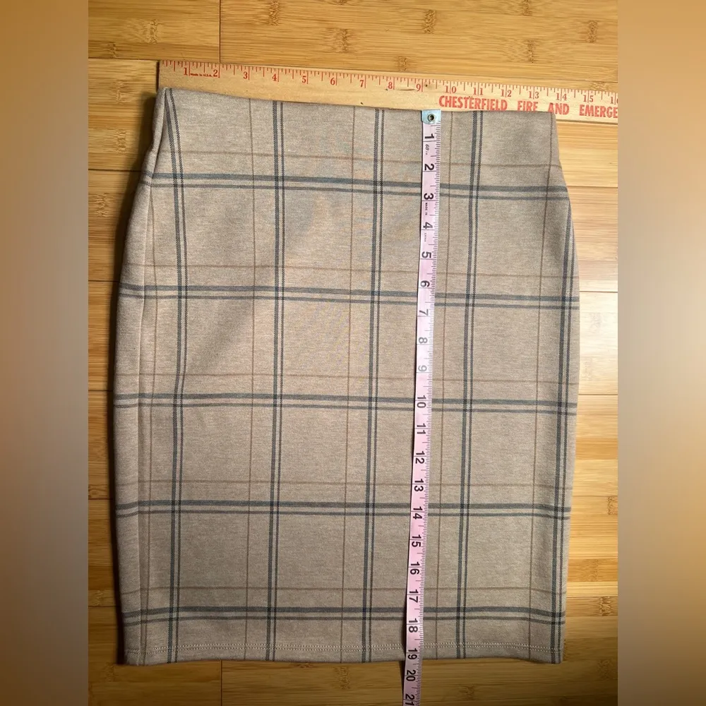 Loft Outlet Women’s Plaid Bodycon Pencil Skirt Business Casual Academia|Size:XSP - Image 3